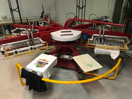 automatic screen press