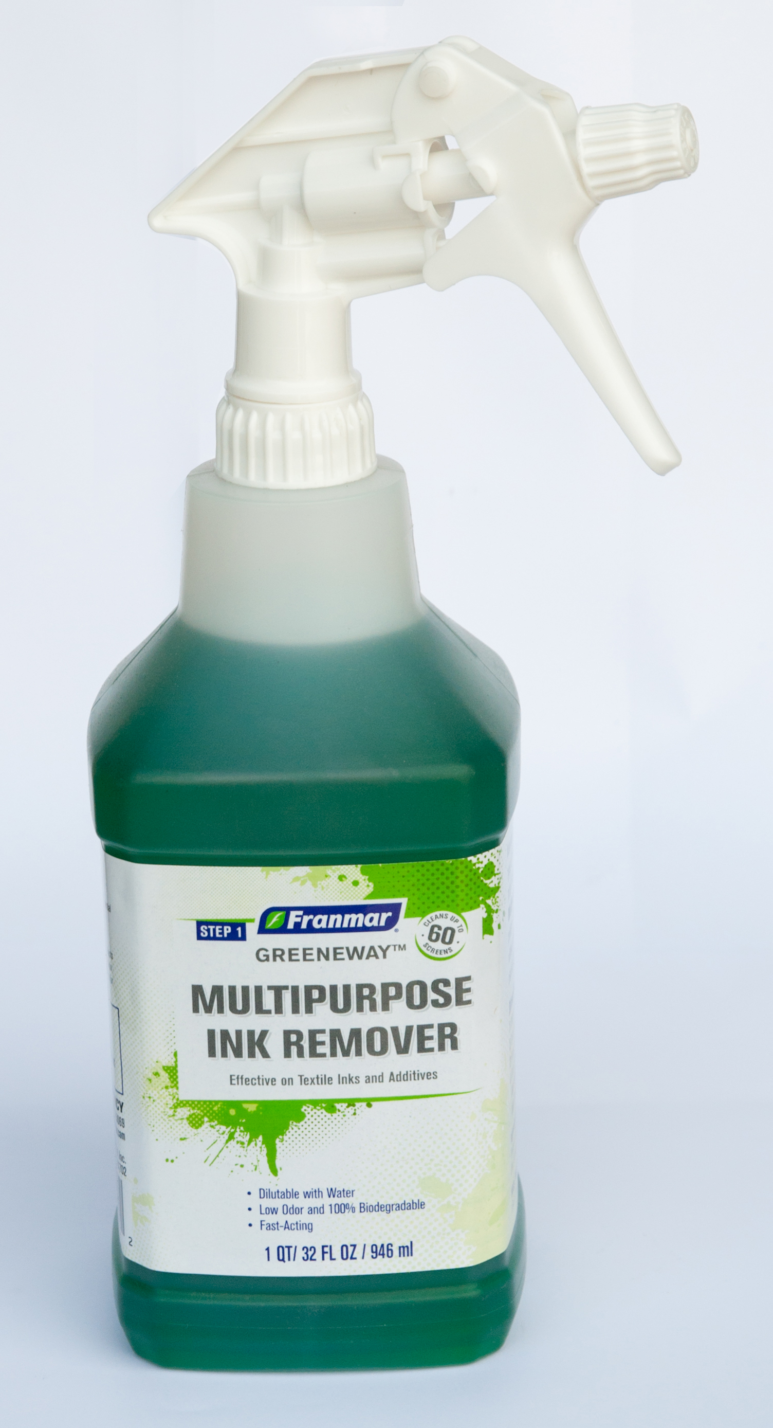 Franmar Greenway Textile Ink Cleaner [SIZE OPTIONS] Richardson Supply