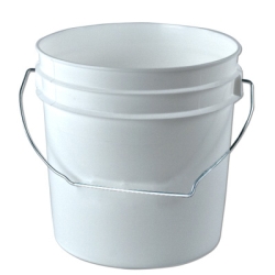Cinci One Gallon White Bucket